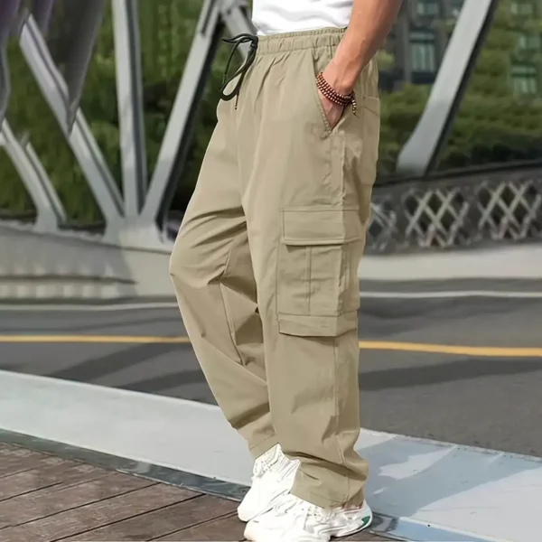 Harajuku Oversized Cargo Parachute Pants Autumn Men Streetwear Vintage Y2k Hip Hop Wide Leg Joggers Baggy Casual Sweatpants - Image 3