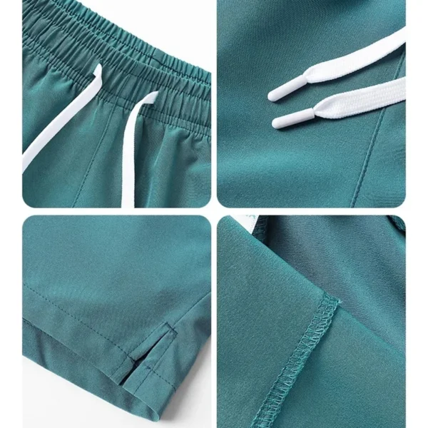 Summer Mens Sports Sweatpants casual Shorts Pockets Basic Solid Color Lightweight Pants Jogging Beach Shorts Men - Image 6