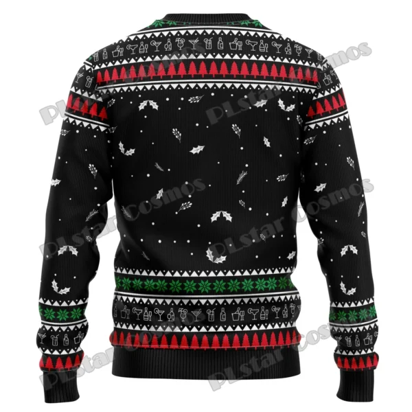 Santa Claus Jesus Friend 3D Printed Men's Crewneck Ugly Christmas Sweater Winter Unisex Casual Warm Knit Pullover Sweater MY12 - Image 2