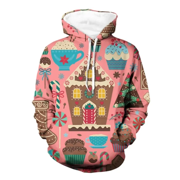 Funny Xmas Santa Claus Gifts 3D Printed Hoodie For Men Clothes New Merry Christmas In Hoodies & Sweatshirts Y2k Pullovers Tops - Image 3