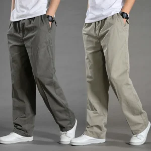 2024 New Men's Cargo Pants Summer and Spring Cotton Workwear Large 6XL Leisure Mountaineering Jogging Pants Outdoor Sports Pants