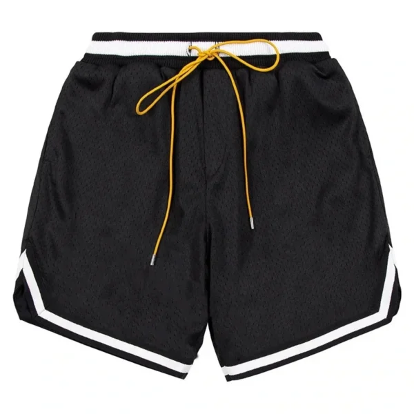 Gym Mesh Sports Shorts Summer Fitness Quick Dry Solid Color Shorts Loose Running Basketball Men's Breathable Sweat Pants