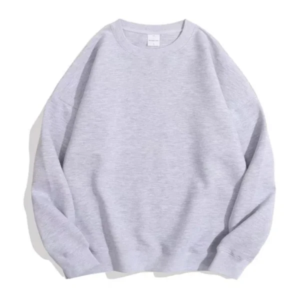 Oversize Winter Warm Sweatshirt Women Basic Tops Boyfriend Pink Loose Vintage Pullovers Women Winter Fleece Lined Sweatshirts - Image 6