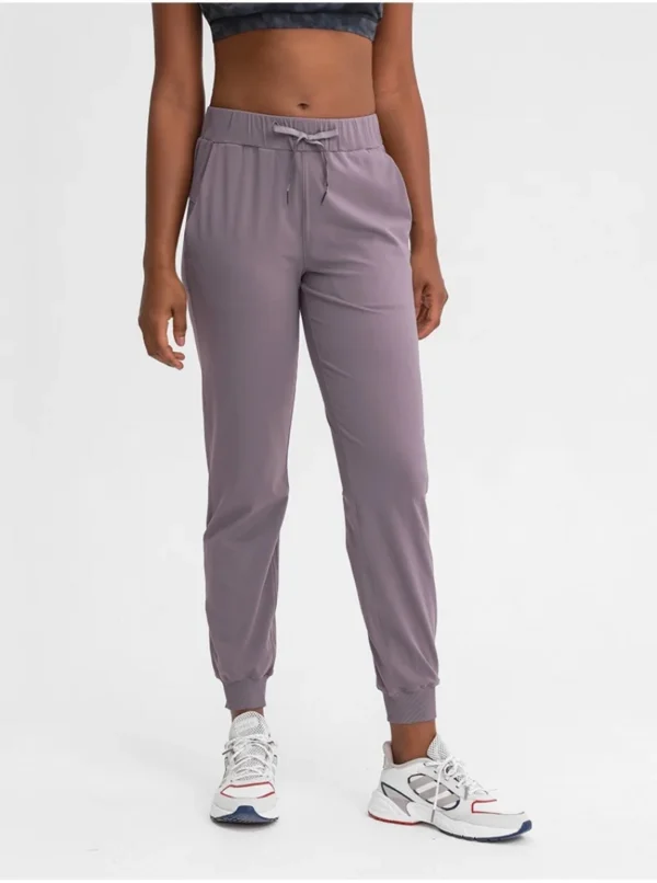 Naked Feel Camo Joggers Women Drawstring Waist Workout Yoga Tapered Sweatpants Track Cuff Sport Pants With Pockets - Image 5