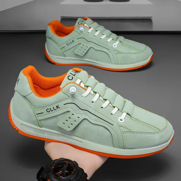 Chunky Sneakers Mens Designer Board Shoes Fashion Casual Microfiber Leather Fabric Breathable Increased Internal Platform Shoes