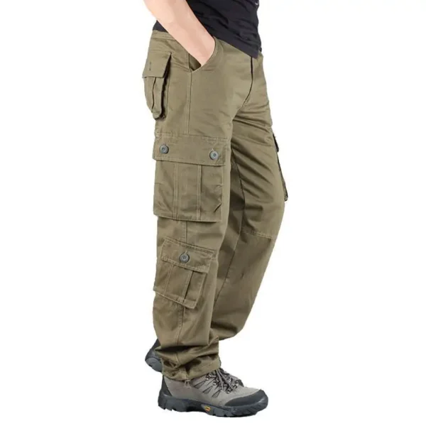 2022 Spring Summer Autumn Winter Men's Cargo Pants Khaki Military Pants Casual Cotton Tactical Pants Large Military Pants Homme - Image 3
