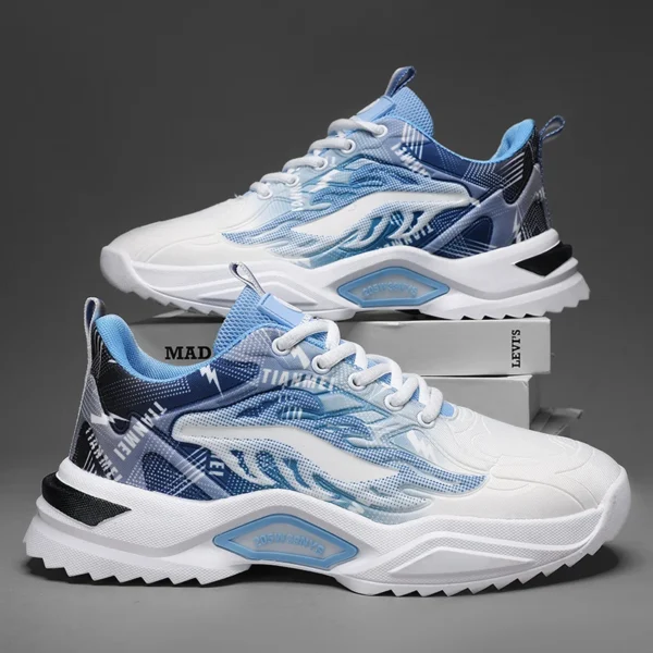 Men's Soft Breathable Sneakers Men Gym Workout Sneakers Men's Cushioning Anti-Slip Running Shoes Hot Selling Men Free Shipping - Image 2