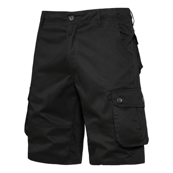 Men's Shorts Loose Large Size Multi-Pocket Overalls Summer Cotton Comfortable Nickel Pants Outdoor Casual Sports Beach Pants - Image 3