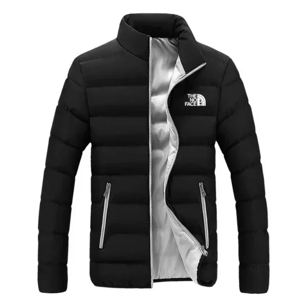 Winter New Thick Men Warm Parka Jackets Casual Men's Outwear Coats Solid Stand Collar Male Windbreak Cotton Padded Down Jacket - Image 4