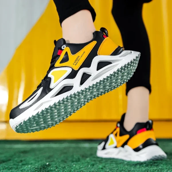Original Men's Casual Sneakers Breathable Shoes Wear-resistant Fashion Round Toe Trendy All-match Outdoor Mans Sports Sneaker - Image 4