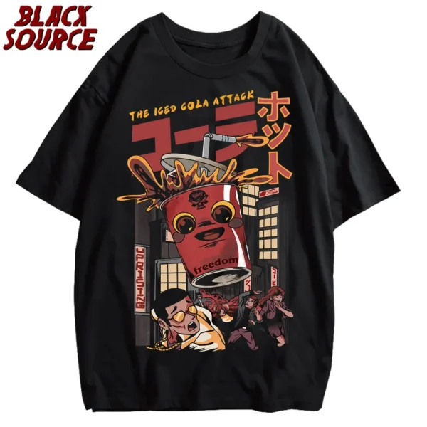 Men Streetwear Washed T Shirt Printed Vintage Tshirt Oversized Short Sleeve Hip Hop Men Harajuku Tees - Image 2