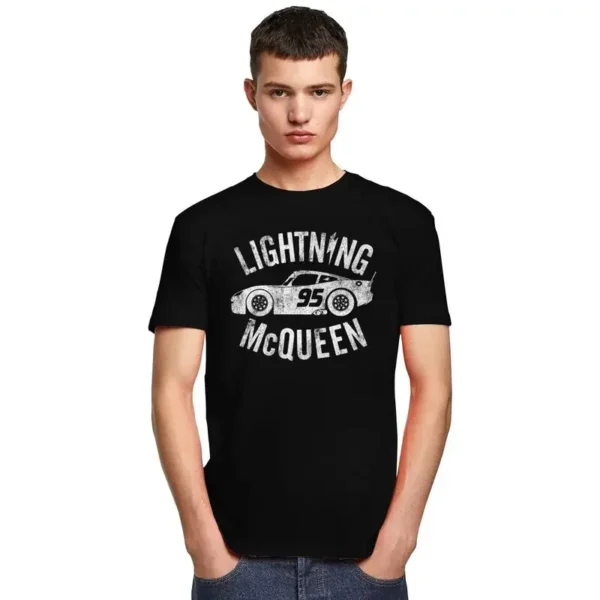 Men Lightning McQueen T shirts short sleepred cotton tshirt classic graphic speed racing car tee tops oversized clothing - Image 5