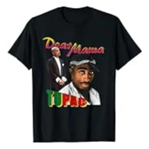 2PAC Tupac All Eyez On Me 2024 Rapper Hip Hop New Graphic Men's T Shirts Harajuku Y2K My Body My Choice Pro Choice Oversized - Image 3