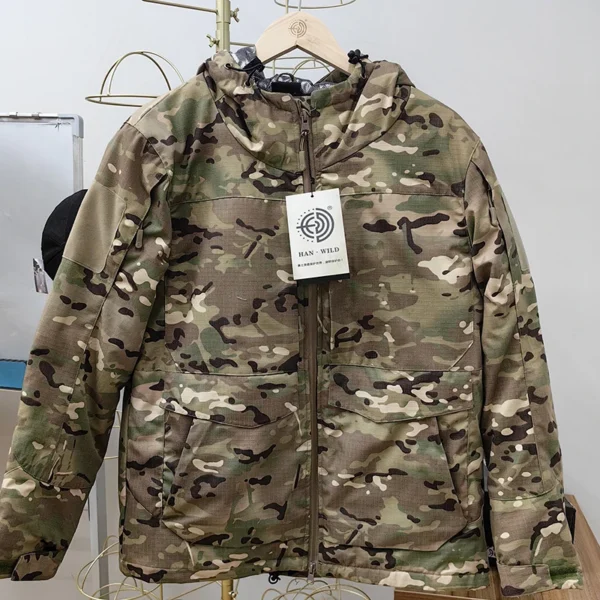 Military Tactical Jackets -25°F Men's Waterproof Windbreaker Hoodie Heat Reflect Winter Hiking Jackets Men Army Hunting Clothes - Image 2