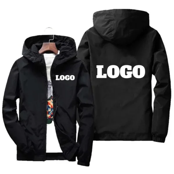 Custom Brand Logo Autumn Jacket Men Waterproof Warm Windbreaker Casual Clothing Big Size 6Xl Men Green Black Red Jacket Outdoor - Image 2