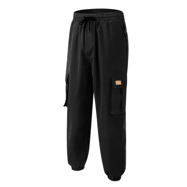 2024 foreign trade new cargo multi-pocket pants men's woven fabric casual pants corset pants men's pants - Image 5