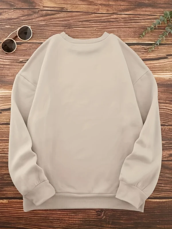 Winter Plus Size Women's Sweat-shirt Round Neck Loose Sweatshirts With Print Oversized Outerwear Female Sweatshirt Clothing Tops - Image 4