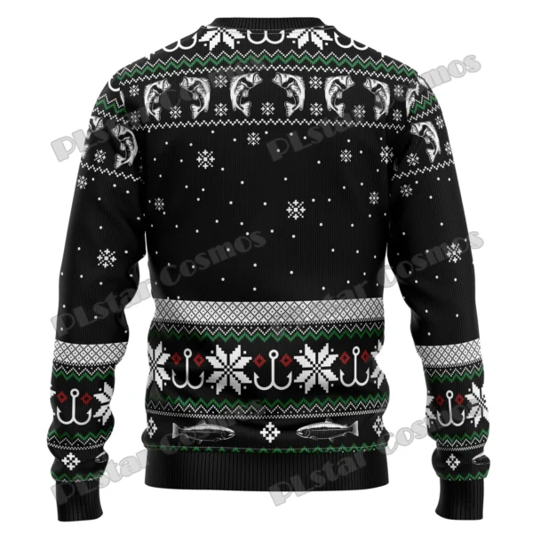 Santa Claus Jesus Friend 3D Printed Men's Crewneck Ugly Christmas Sweater Winter Unisex Casual Warm Knit Pullover Sweater MY12 - Image 4