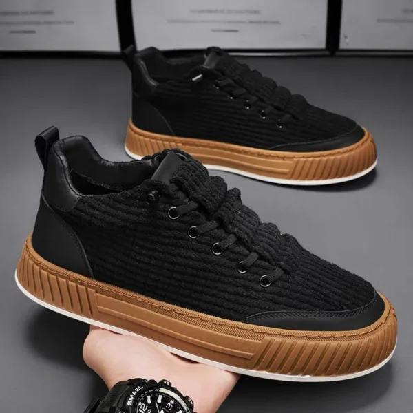 Brand Man's Vulcanize Shoes Light Luxury Men Chunky Sneakers 2024 Designer Men Fashion Casual Board Shoes Male Vulcanize Shoe운동화 - Image 2