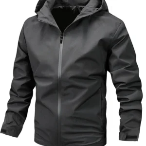 New Autumn hooded Jackets for Men Solid Color Casual Men's Thin Coats Clothing New in Outerwears ​Fashion Outdoor Jacket Men