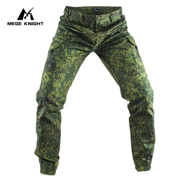 Mege Tactical Camouflage Joggers Outdoor Ripstop Cargo Pants Working Clothing Hiking Trousers Men's Streetwear - Image 3
