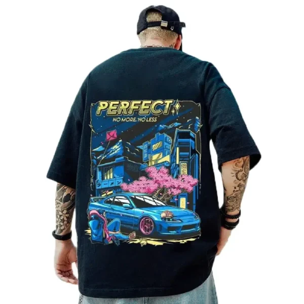Vintage T-Shirts For Men's 3d Racing Print Man Short Sleeve T-Shirt Loose Street Tops Oversized Tees Shirt Men Clothing - Image 3