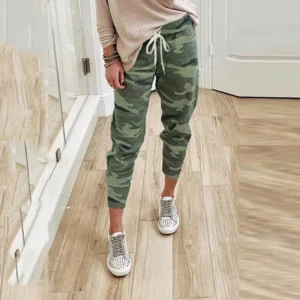 Women Sweatpants Joggers Y2K Harajuku Camouflage Printed Streetwear Sweatpants Pants Casual High Waist Sweatpants 2024