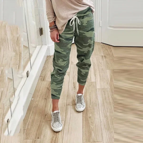 Women Sweatpants Joggers Y2K Harajuku Camouflage Printed Streetwear Sweatpants Pants Casual High Waist Sweatpants 2024