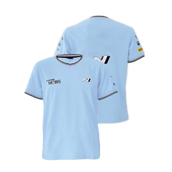 Summer New Modern Team T-shirt Men's Outdoor Extreme Sports WRC Racing T-shirt Quick drying Breathable Rally Top Bicycle Top