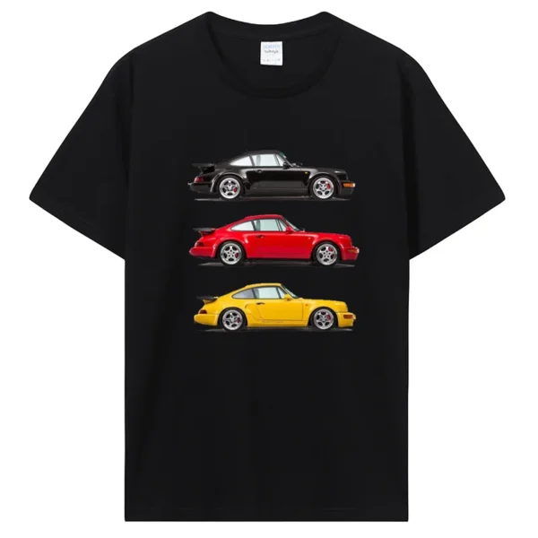 Car Racing Classic Graphic T Shirts Short Sleeve Cotton T-shirt Oversize Tshirt Funny Tees Harajuku Streetwear Men's Clothing - Image 2