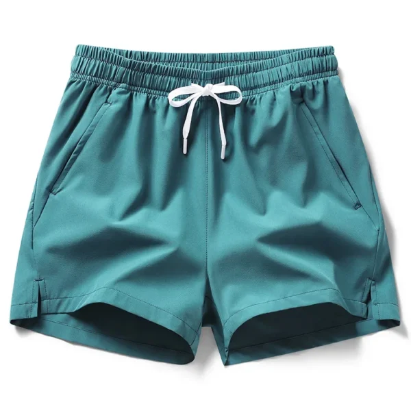 Summer Mens Sports Sweatpants casual Shorts Pockets Basic Solid Color Lightweight Pants Jogging Beach Shorts Men - Image 2