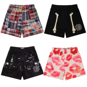Eric Emanuel EE Basic Shorts Casual Shorts Men's Muscle Fitness Sports Short Pants Mesh Breathable Fashion Basketball Shorts