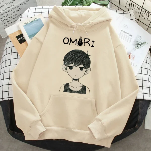 Omori hoodies women funny Winter sweat y2k graphic sweater women Kawaii tracksuit sweatshirt hoodie plus size - Image 6