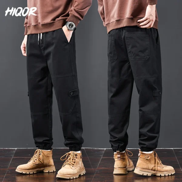 HIQOR Men's Aarmy Green Cargo Pants Autumn Pantalones Cargo Hombre Trousers Male Loose Joggers Sweatpants Brand Mens Clothing - Image 5