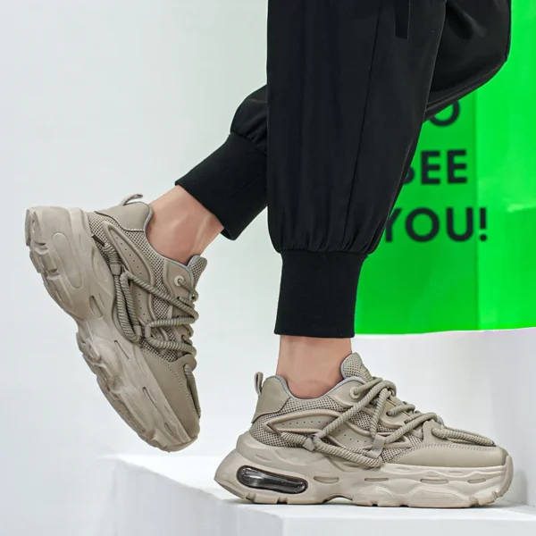 Men’s Shoes Sneakers Fashion Breathable Platform Running Shoes Mesh Sport Light Unisex Male Casual Vulcanize Man Shoes - Image 6