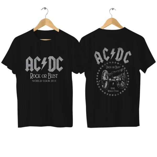 2025 AC PWRDUP Live DC Print Tshirt Graphic Brand T Shirts Women Male Cotton Hip Hop Fashion Oversized T-shirts Summer Clothes - Image 2