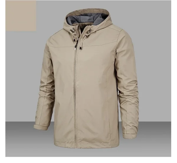 2024 New Men's Jackets Spring Autumn Windproof Zipper Coat Solid Color Fashion Unisex Outdoor Jackets Sportswear Male Jacket - Image 6
