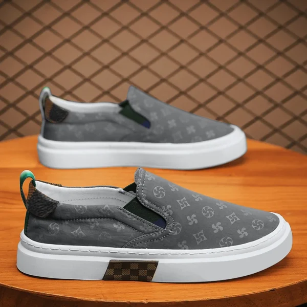 Autumn Men Casual Sneakers Flat Loafers Sports Shoes Breathable Running Tennis Shoes Male Slip-on Soft Comfortable Outdoor Shoes - Image 5