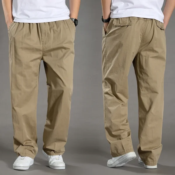 2024 New Men's Cargo Pants Summer and Spring Cotton Workwear Large 6XL Leisure Mountaineering Jogging Pants Outdoor Sports Pants - Image 6