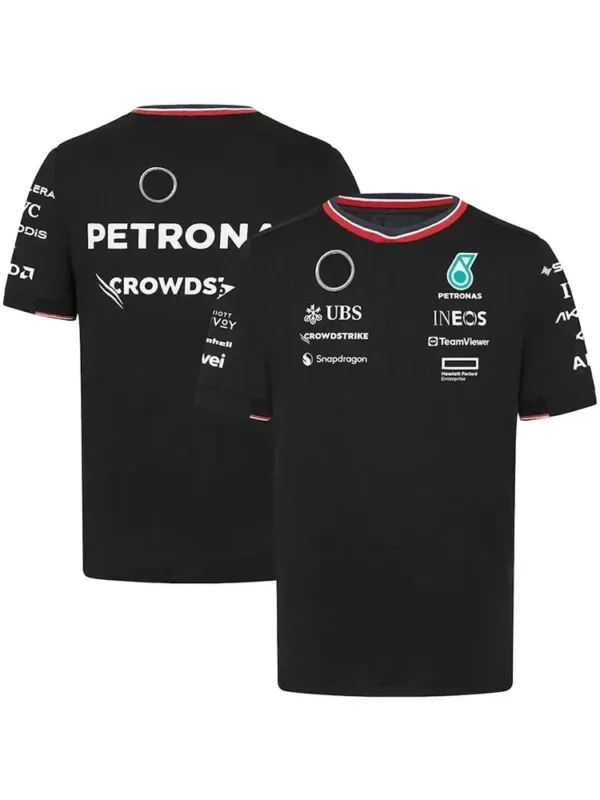Men's and Women's F1 Racing Shirts Breathable Short Sleeve Cycling Jersey Petronas Co Team Urban Fashion Summer Best Seller - Image 4