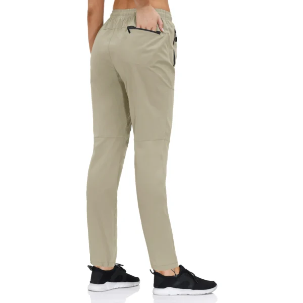 Women's Cargo Pants with Pockets Linghtweight Quick Dry Ourdoor Travel Hiking Pants Running Joggers Sweatpants - Image 2