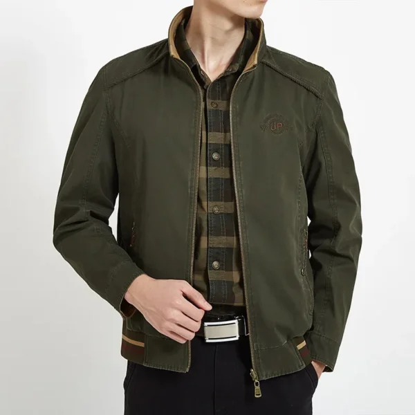 Brand Double-sided Military Jacket Men 7XL 8XL Spring Autumn Cotton Business Casual Multi-pocket Men's Jackets chaquetas hombre - Image 2