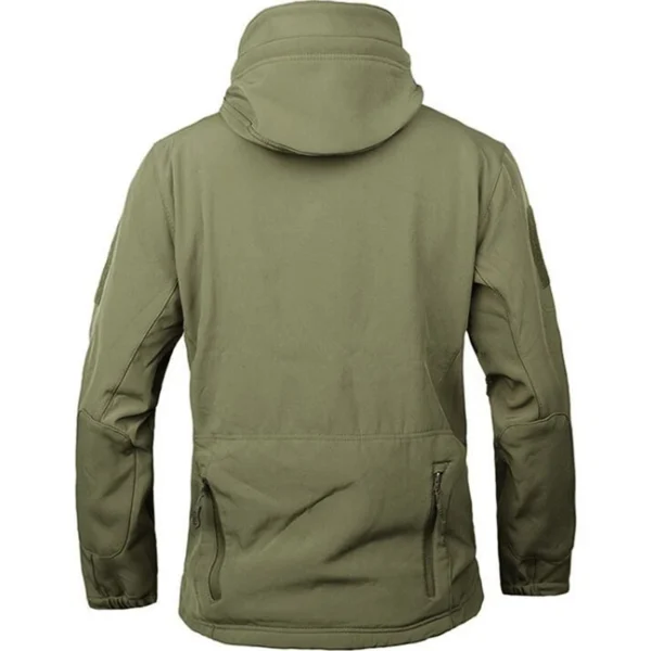 Outdoor Jackets Men Shark Skin Soft Shell Tactical Waterproof Windbreaker Jacket Mens Hooded Bomber Coats Hiking - Image 3