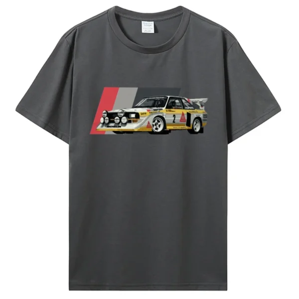 Sport S1 E2 Group B Rally Car Stig Blomqvist Mikkola And Walter T-Shirt Casual T Shirt Cotton Tops Men's Clothing Unisex Tshirt - Image 2