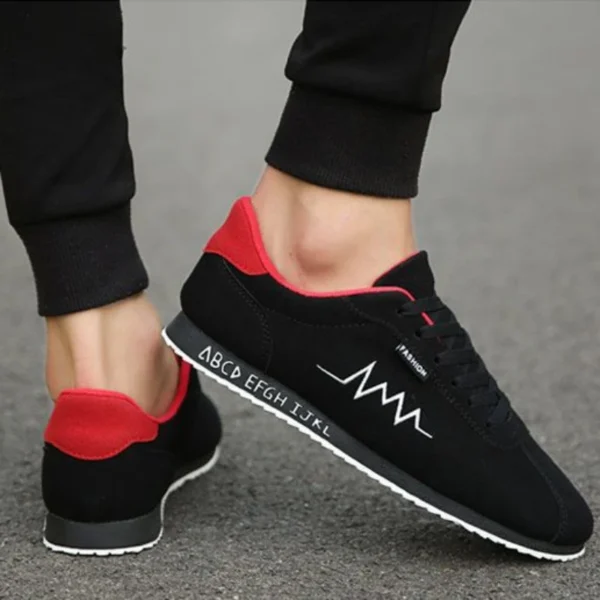 2024 Men's Sneakers Canvas Shoes Fashion Red Summer Low Comfortable Flat Vulcanized Shoes for Men Breathable Gym Man Trainers - Image 5