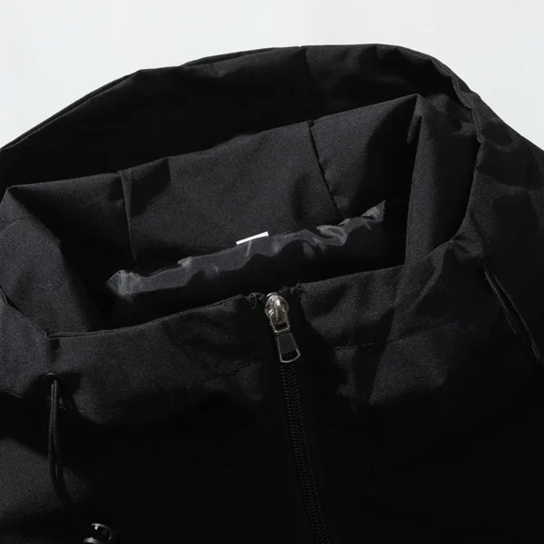 Men's Hooded Jacket New Spring Autumn Casual And Comfortable Windbreaker Outerwear Patchwork Color Outdoor Sports Windproof Coat - Image 5