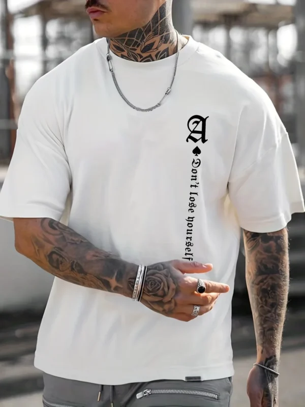 2024 New Summer Loose Cotton T-shirt Tops Gym Fitness Oversized Men T Shirt Casual O-neck High Quality Classical Unisex Tops - Image 2