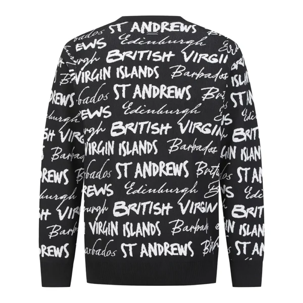"Luxury New Style! ST ANDREWS Men's Trendy Pullover! High Elasticity, Autumn Sports Knitted Sweater, Golf, Versatile!" - Image 5