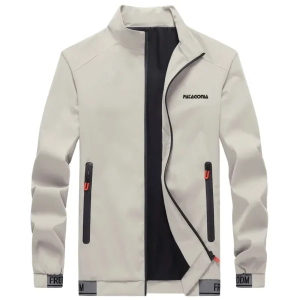 Men's zip-up Waterproof Jacket, Fishing Coat, Trench Coat, Sportswear, Outdoor Jacket, S Apparel, Fall/Winter, 2024 - Image 3