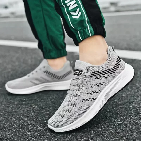 2024 Casual Slip on Fashion Sneakers Breathable Running Shoes Outdoor Walking Training Tennis Shoes for Men Casual Sneakers - Image 2